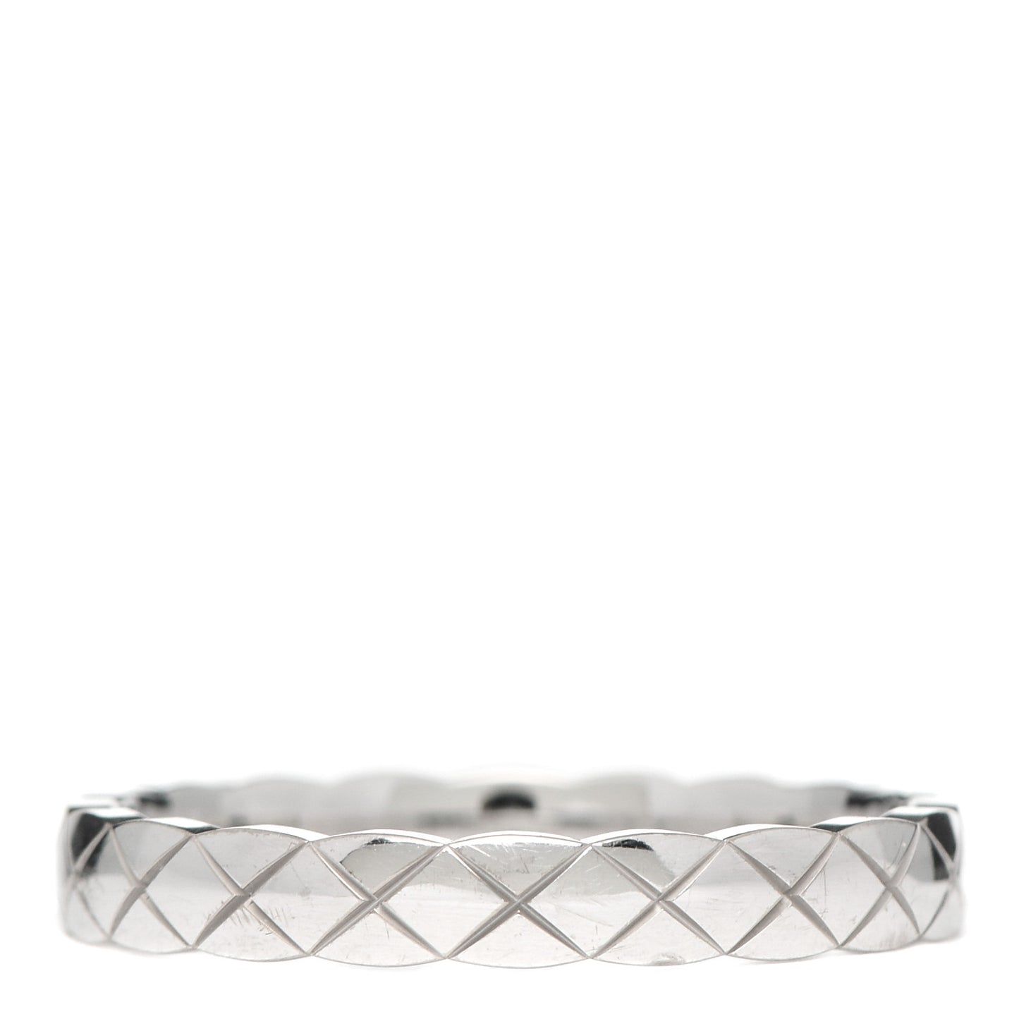 18K White Gold Mini Coco Crush Ring 59 8.75