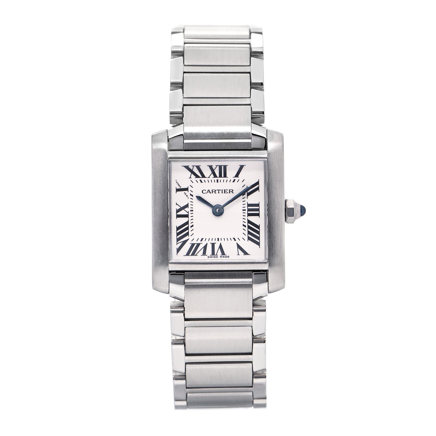 Cartier Stainless Steel 20mm Tank Francaise Quartz Watch 1 of 4
