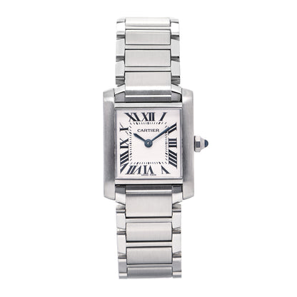 Cartier Stainless Steel 20mm Tank Francaise Quartz Watch 1 of 4