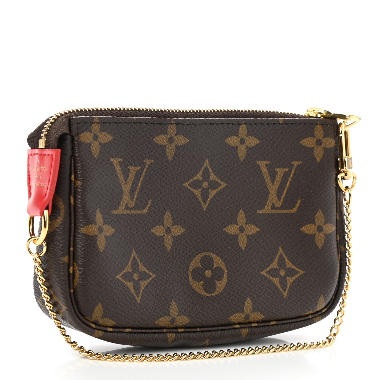 Monogram 2020 Christmas Animation Bumper Cars Mini Pochette Accessories Coquelicot