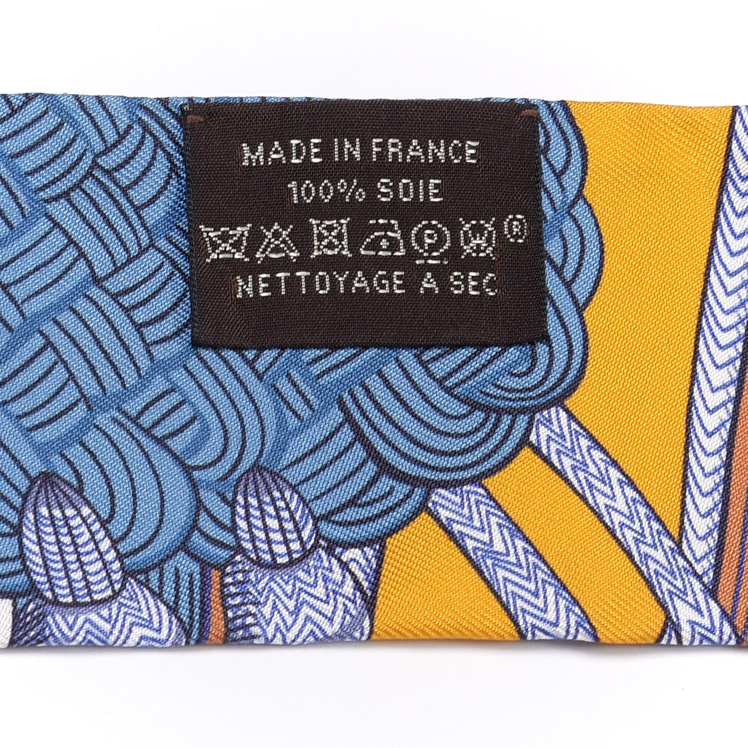 Hermes Silk Zouaves Et Dragons Twilly 4 of 4