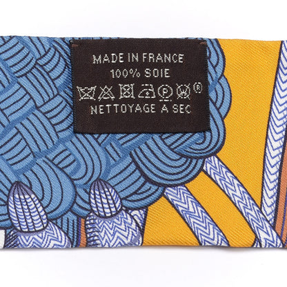 Hermes Silk Zouaves Et Dragons Twilly 4 of 4