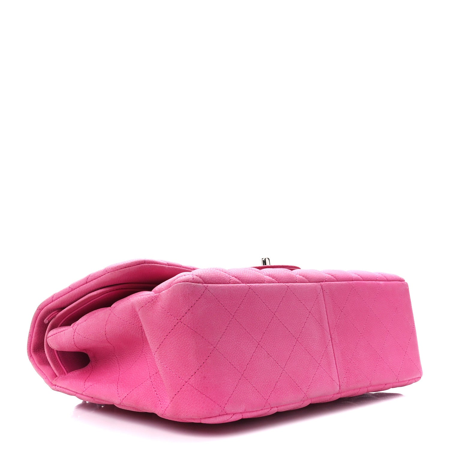 Chanel Iridescent Caviar Quilted Jumbo Double Flap Pink 4 of 16