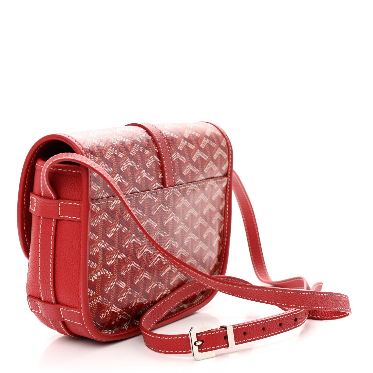 Goyard Goyardine Belvedere II PM Messenger Bag Red 3 of 11