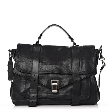 Proenza Schouler Lambskin Medium PS1 Satchel Black 1 of 9