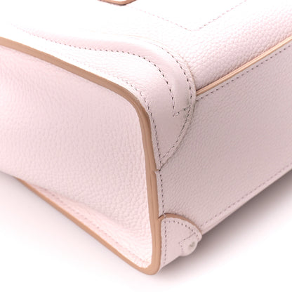 Celine Drummed Calfskin Nano Luggage Pale Pink 10 of 13
