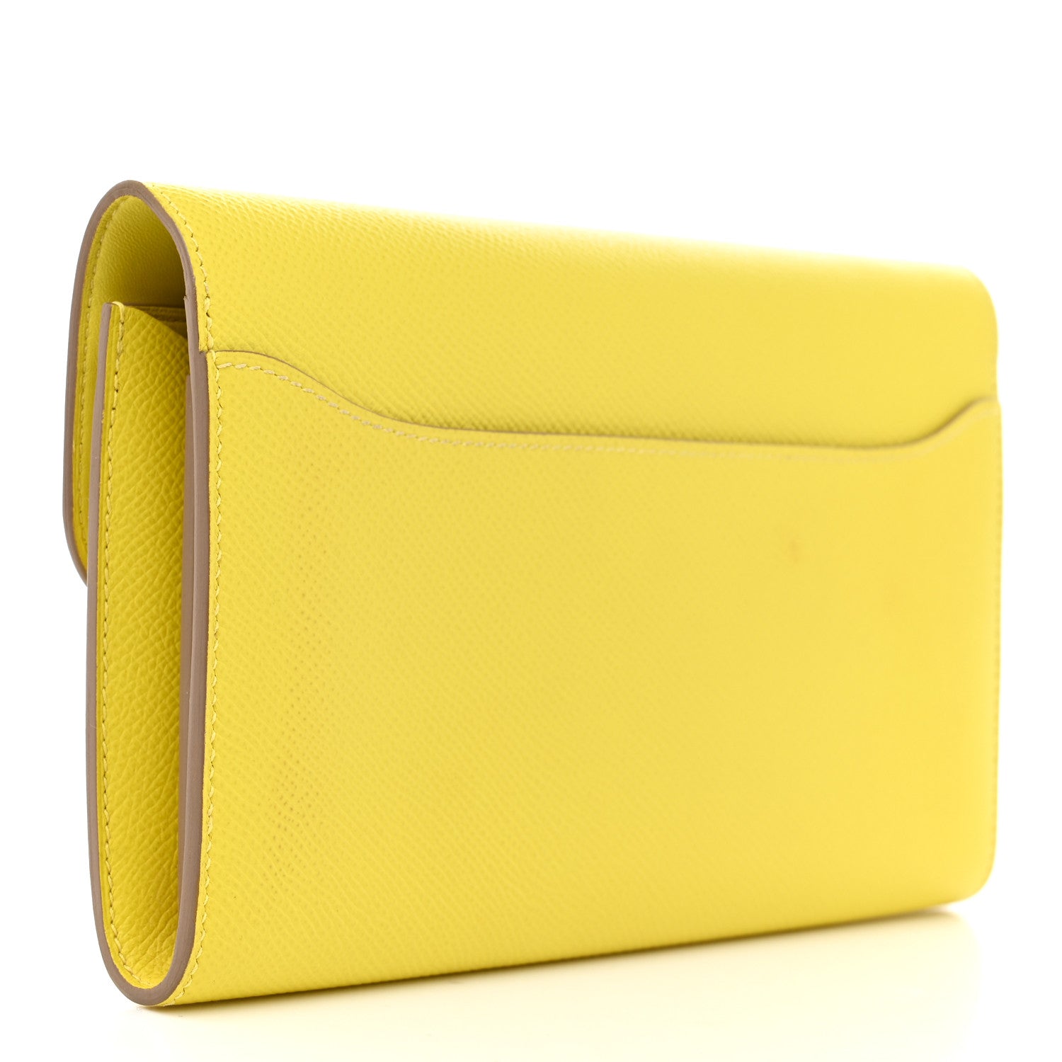 Hermes Epsom Constance Long Wallet Lime 3 of 10