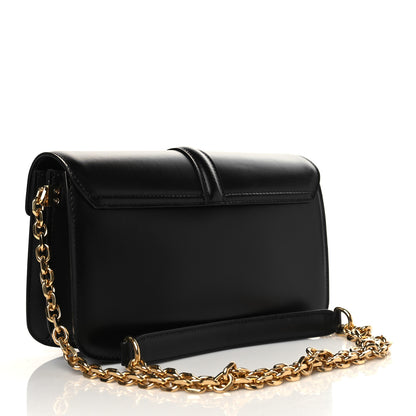 Celine Satinated Calfskin 16 Chain Bag Black 2 of 9
