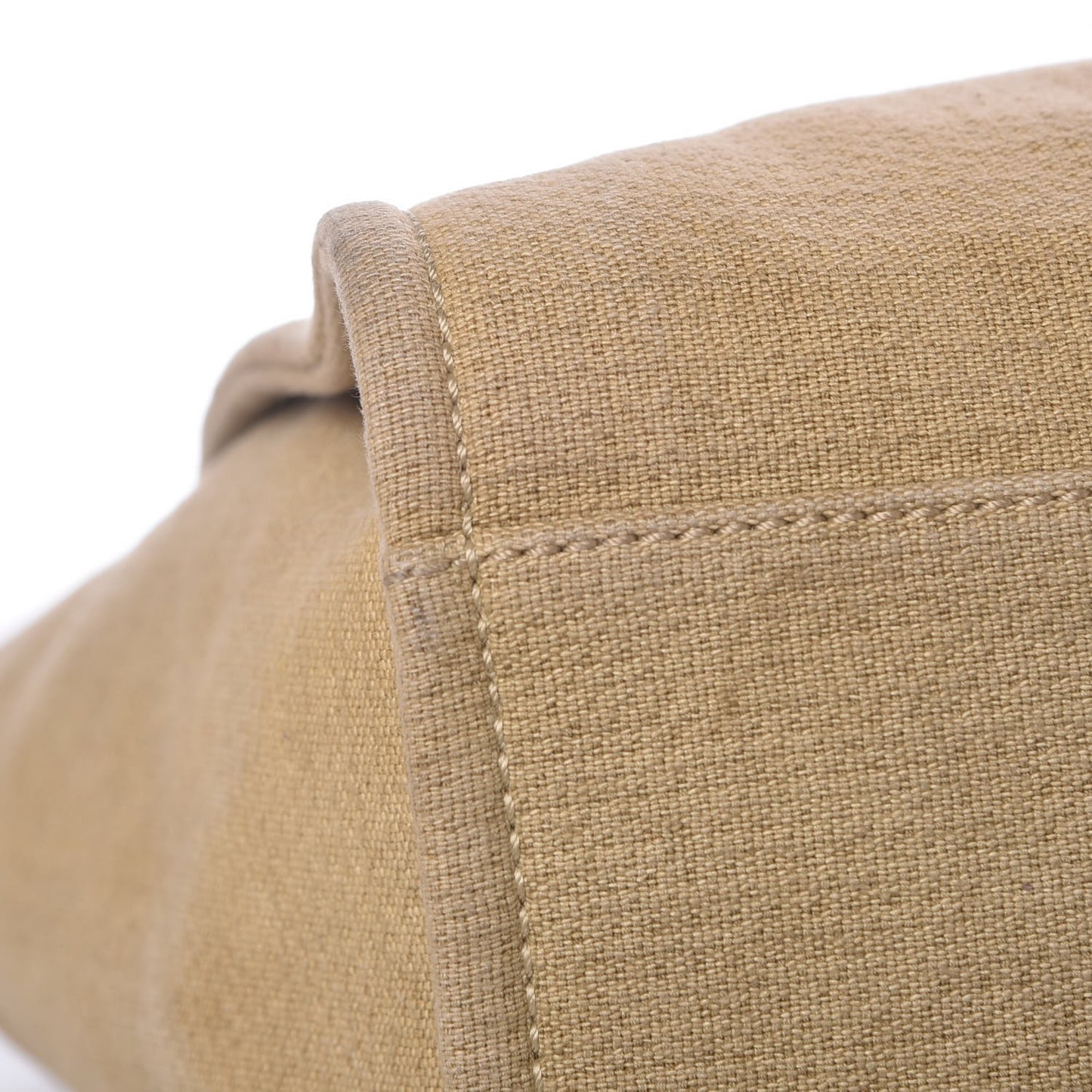 Canvas Large Deauville Tote Beige Black