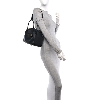Hermes Taurillon Clemence Lindy 26 Black 2 of 11
