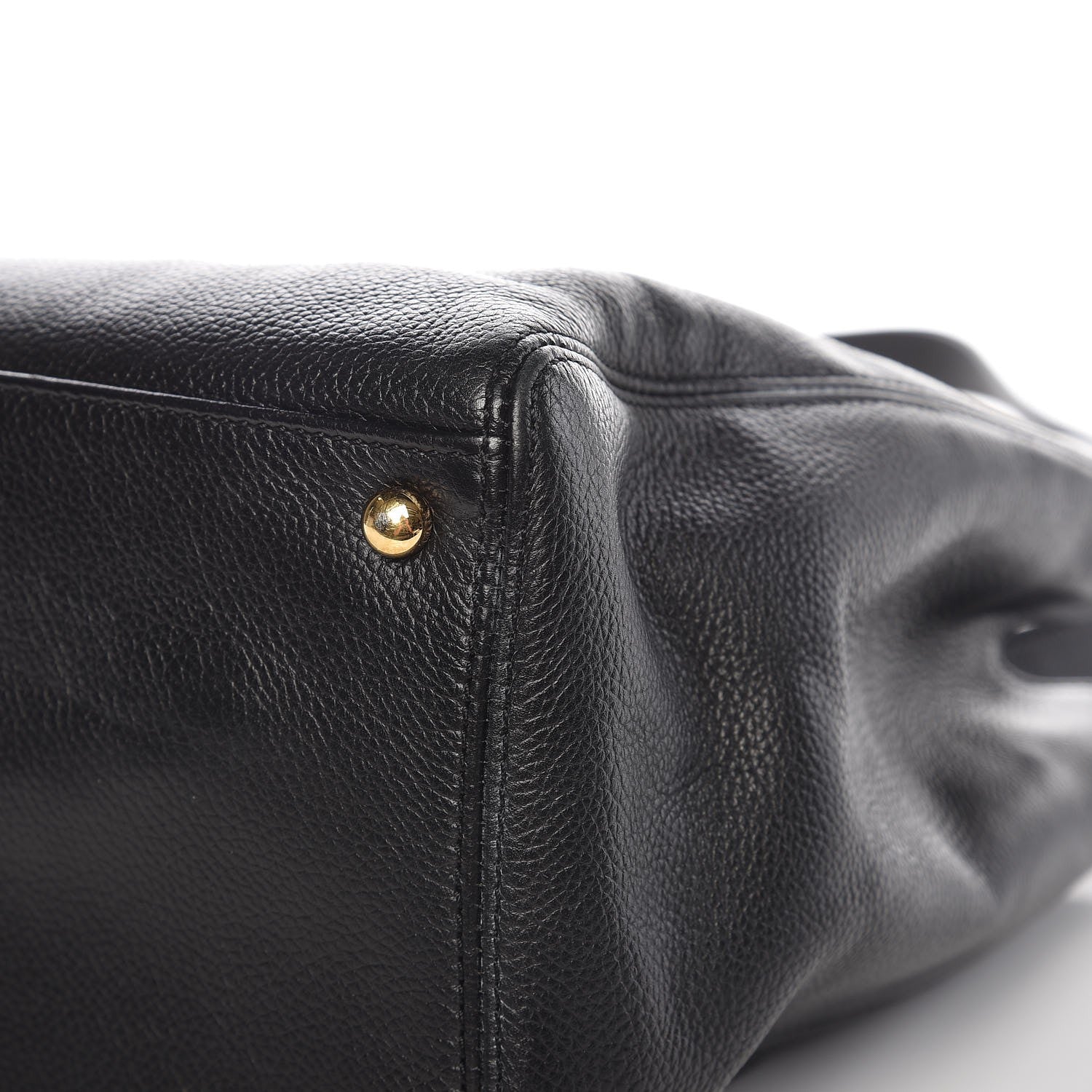 Chanel Calfskin Cerf Executive Shopper Tote Black 10 of 13