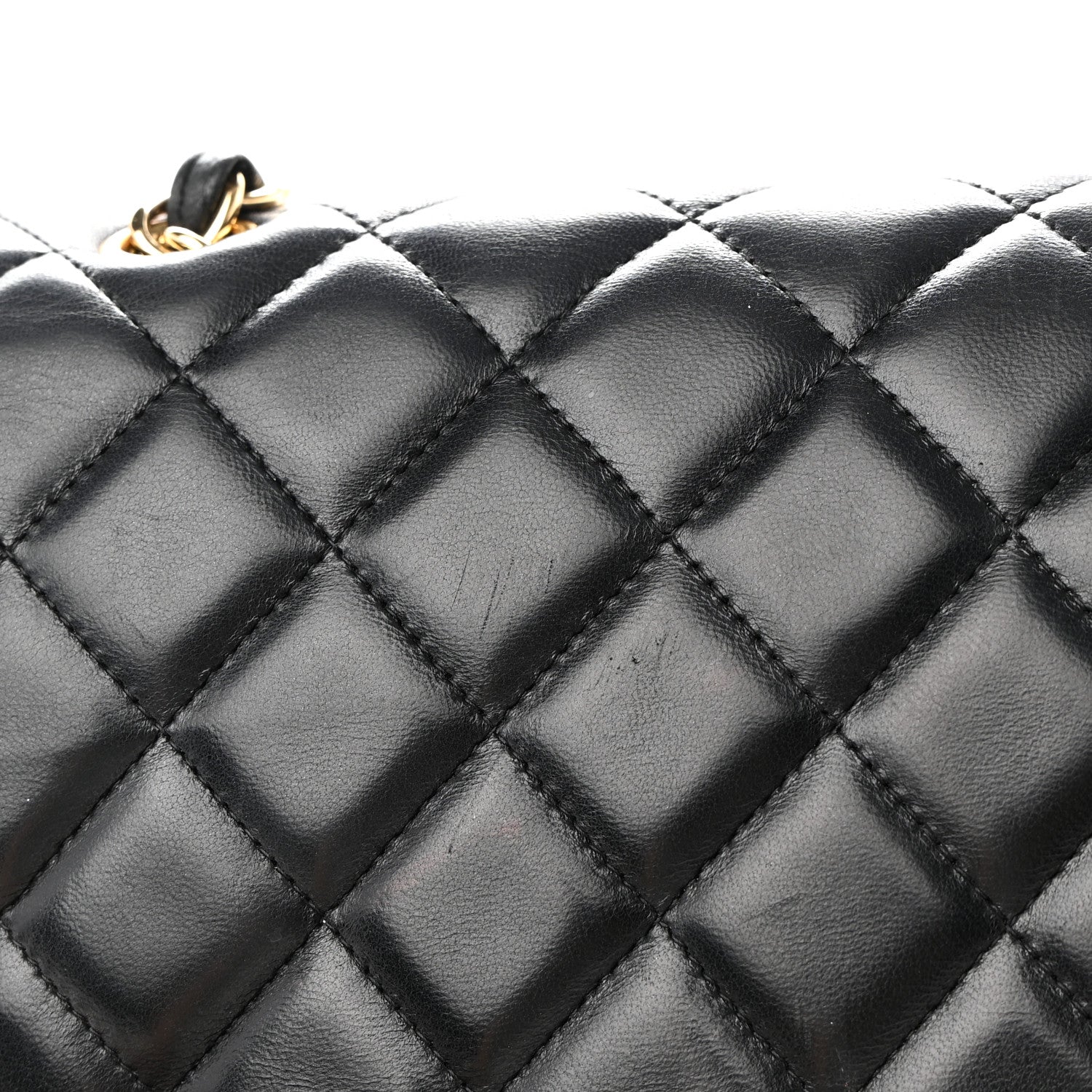 Chanel Lambskin Quilted Maxi Double Flap Black 20 of 22
