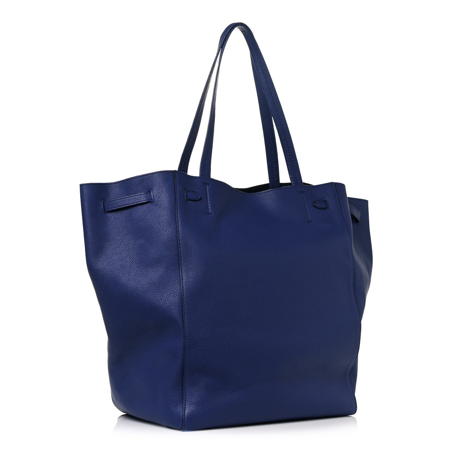 Celine Soft Grained Calfskin Medium Belt Cabas Phantom Indigo 3 of 14