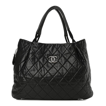 Chanel Caviar Quilted Soho Expandable Zip Shoulder Bag Black 1 of 12