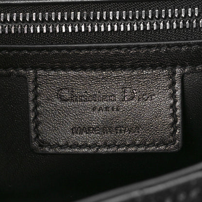 Christian Dior Calfskin Macrocannage Medium Caro Bag Black 5 of 7