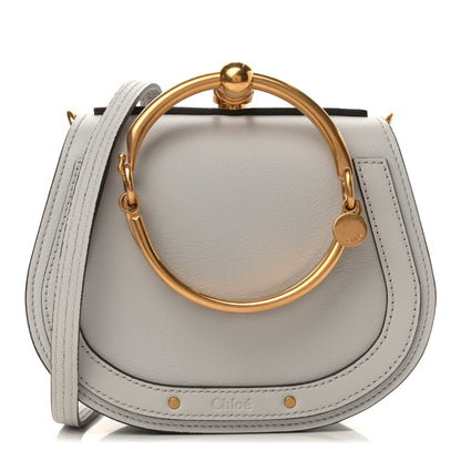 Chloe Calfskin Suede Small Nile Bracelet Bag Airy Grey 1 of 4