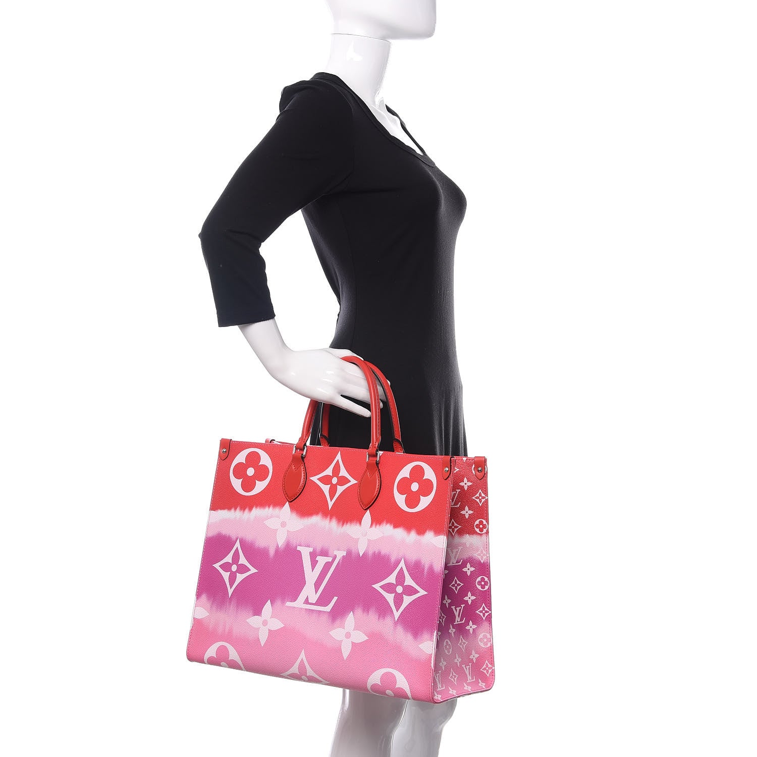 Louis Vuitton Monogram Escale Onthego GM Rouge 2 of 10