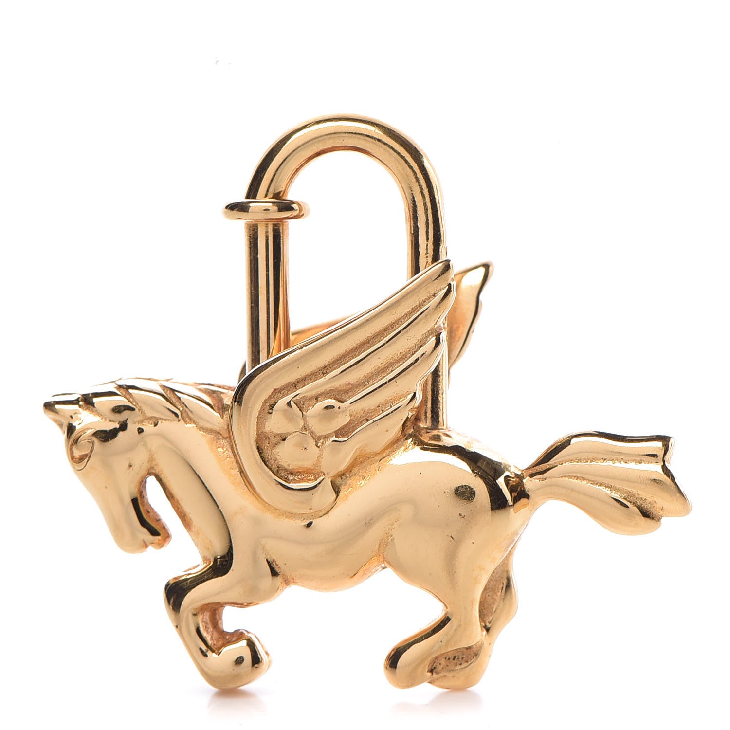 Hermes Pegasus Cadena Lock Gold 1 of 4