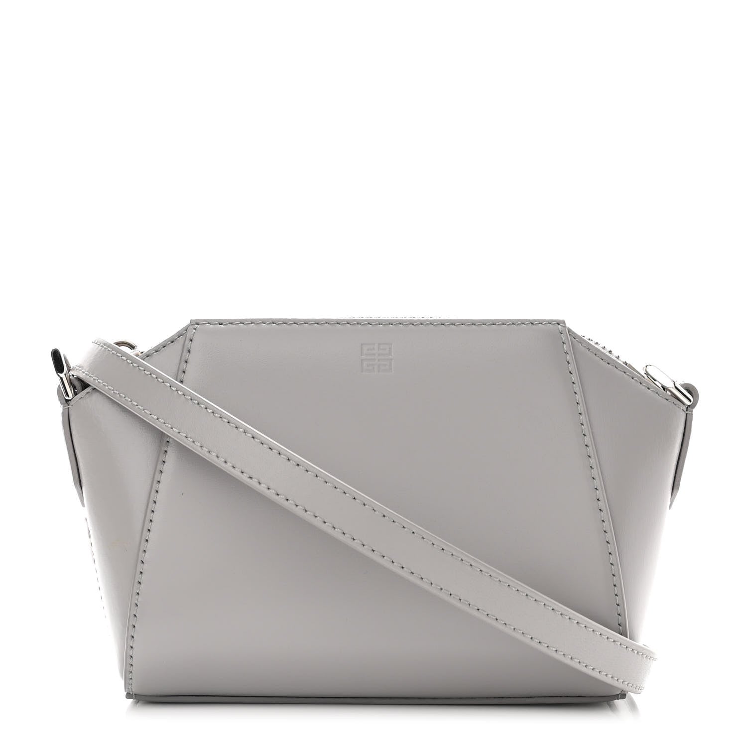 Givenchy Sugar Goatskin Nano Antigona Pearl Grey 1 of 10