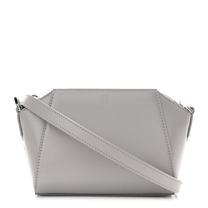 Givenchy Sugar Goatskin Nano Antigona Pearl Grey 1 of 10