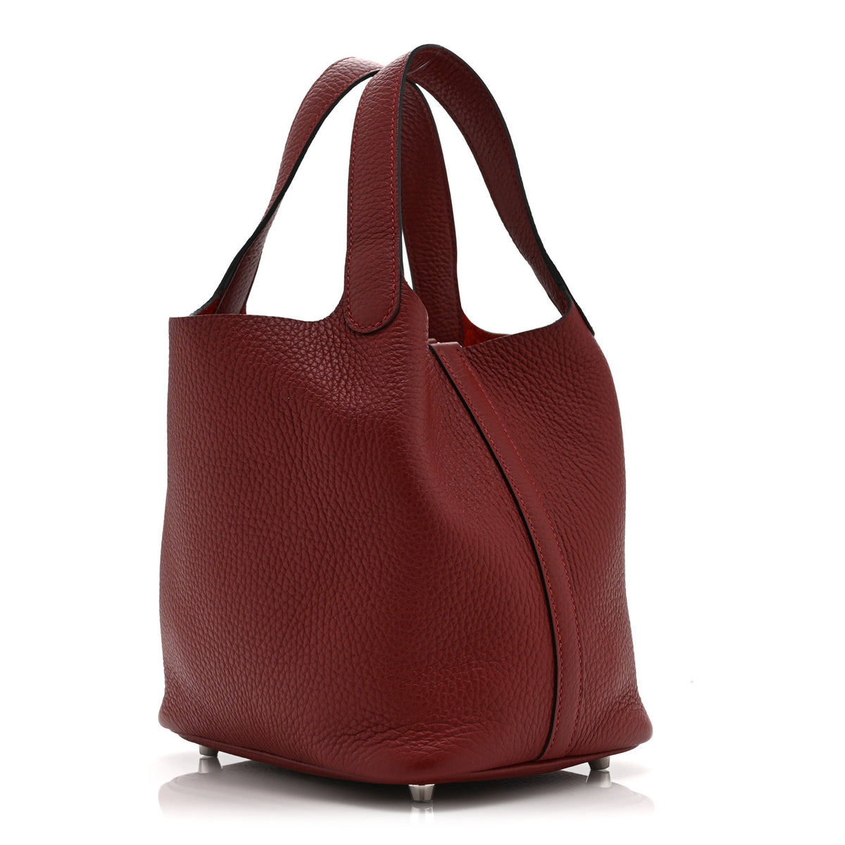 Hermes Taurillon Clemence Picotin Lock 18 PM Rouge H 3 of 11