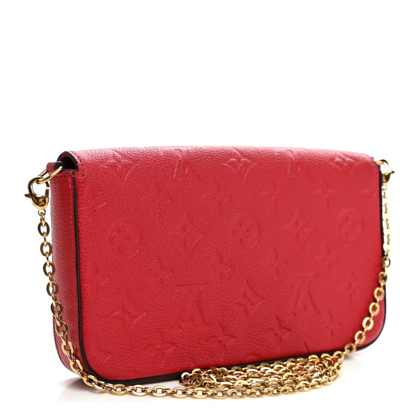 Empreinte Pochette Felicie Chain Wallet Scarlet