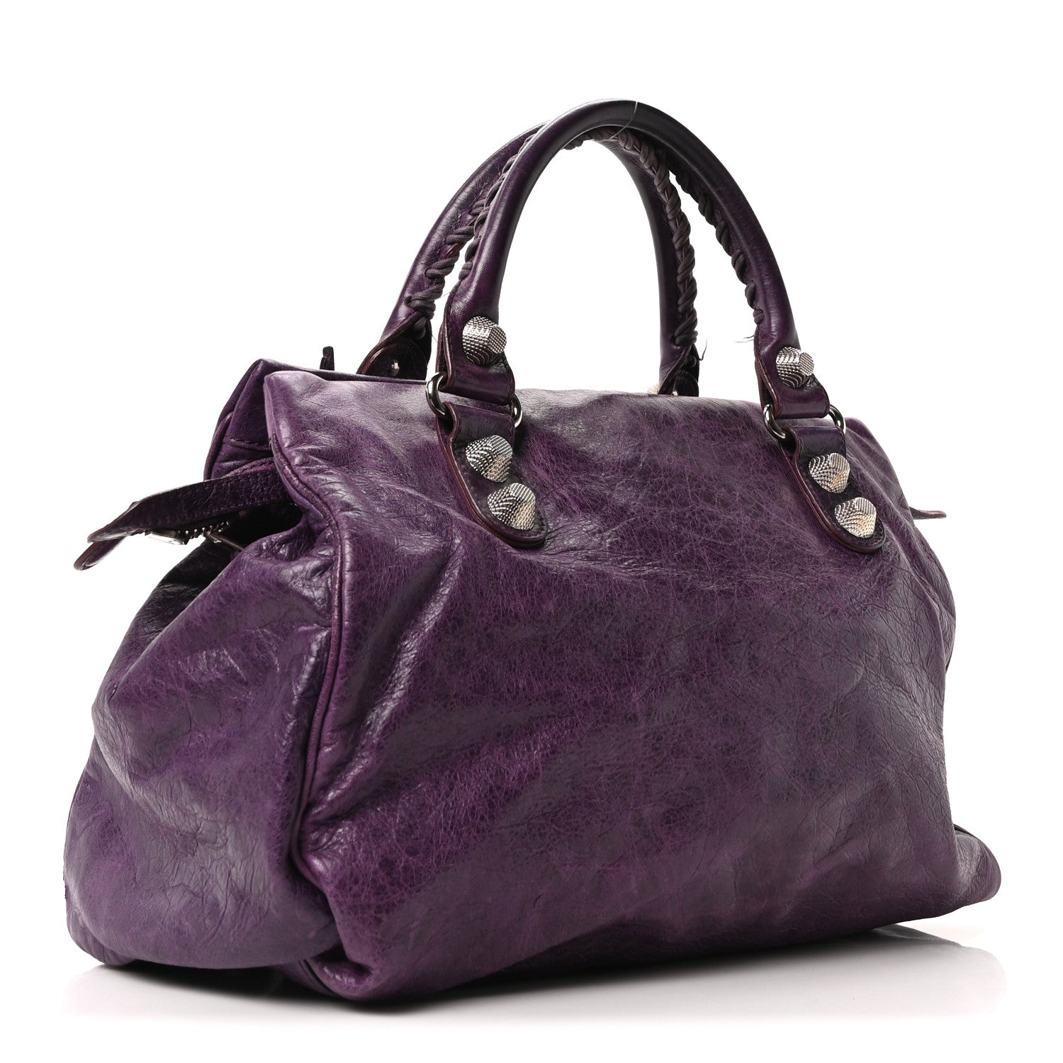Balenciaga Agneau Giant 21 Silver Hardware Mid Day Raisin 4 of 12