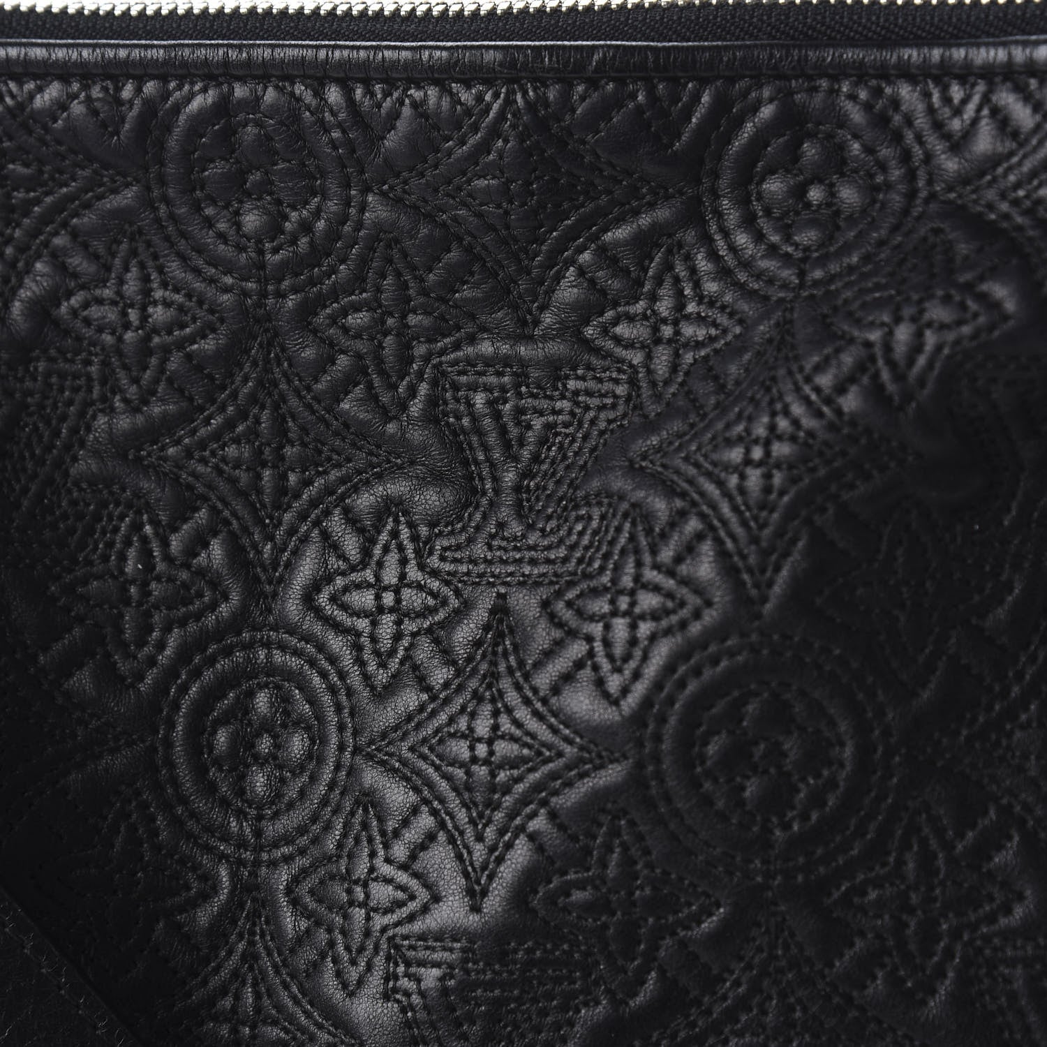 Louis Vuitton Monogram Lambskin Antheia Ixia GM Black 9 of 10