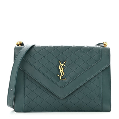 Saint Laurent Lambskin Quilted Mini Gaby Satchel Sea Turquoise 1 of 16