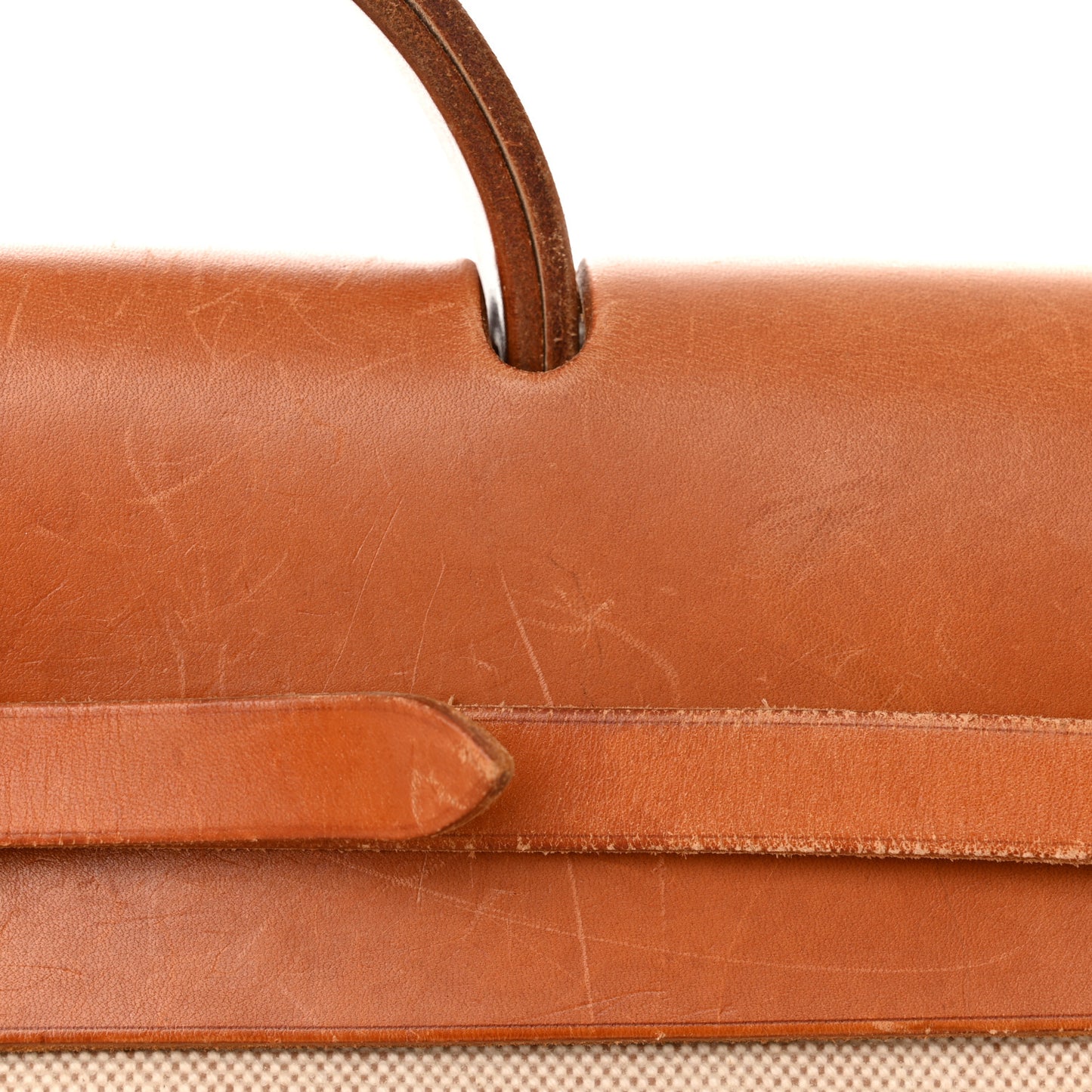 Toile Vache Calfskin Herbag 39 MM Natural