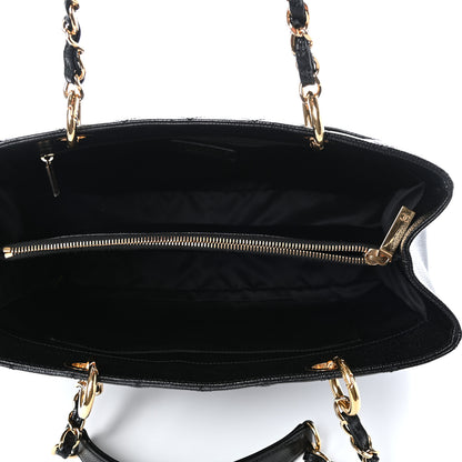 Chanel Caviar Quilted Grand Shopping Tote GST Black 5 of 10