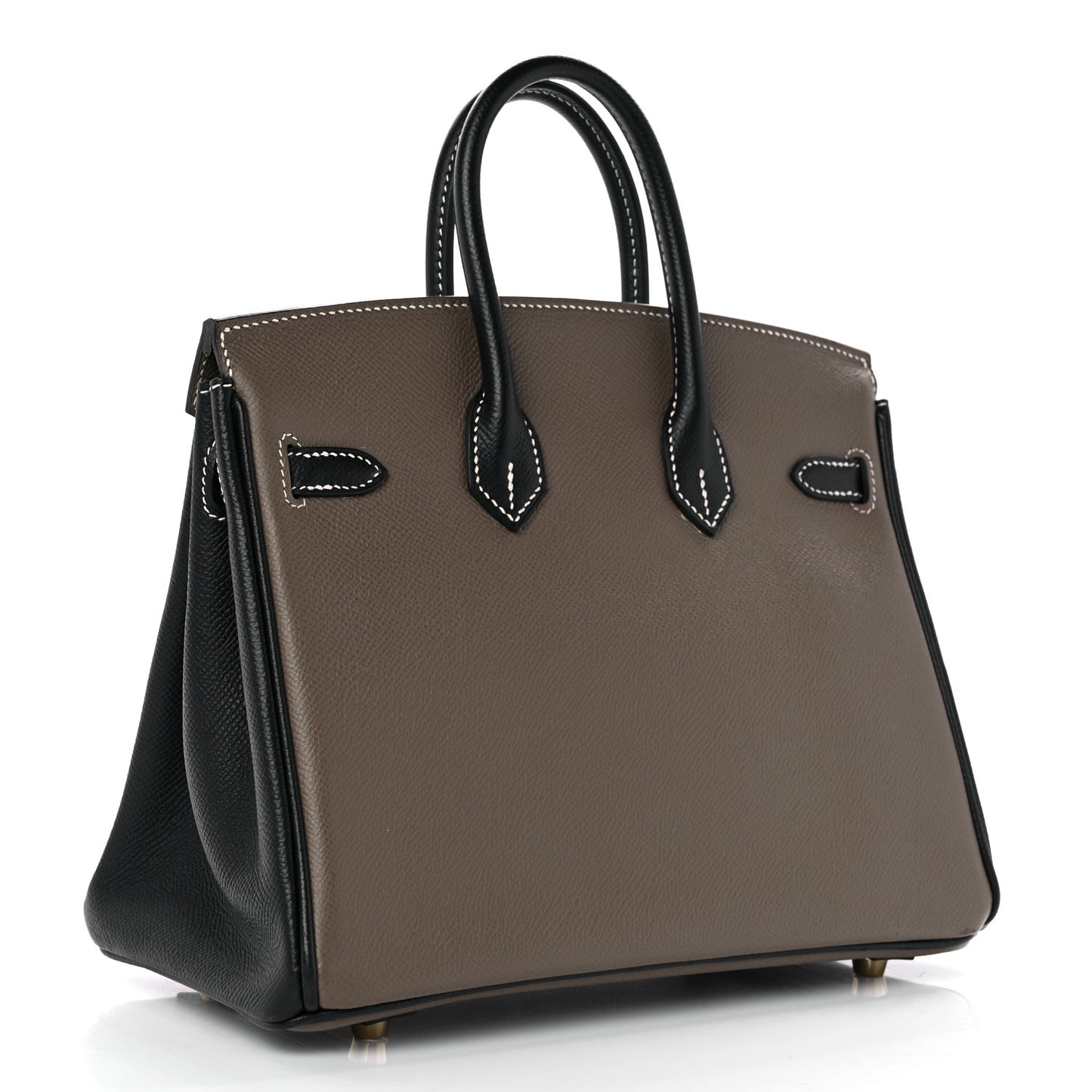 Epsom Horseshoe Birkin 25 Etoupe Black