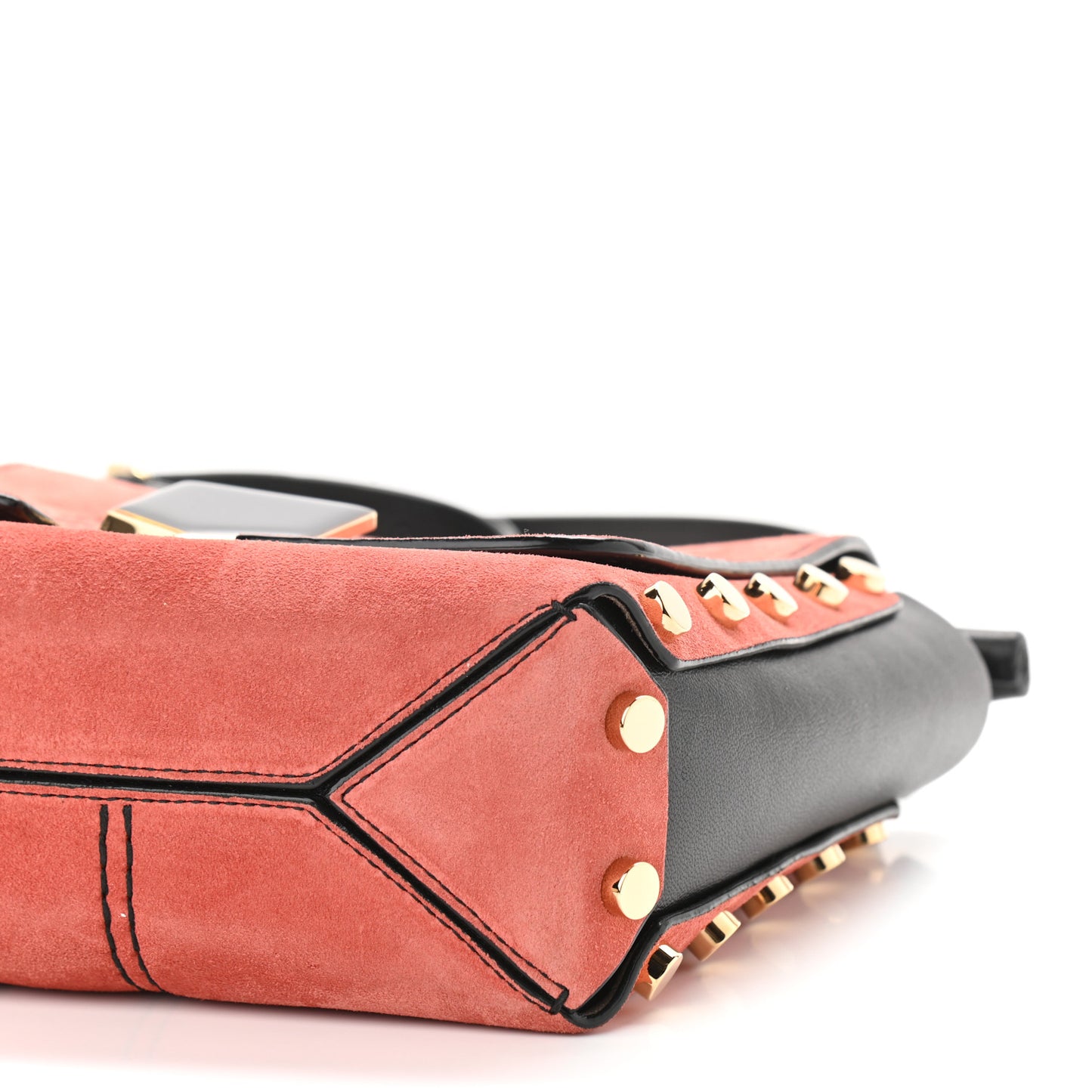 Suede Lockett XB Crossbody Bag Coral