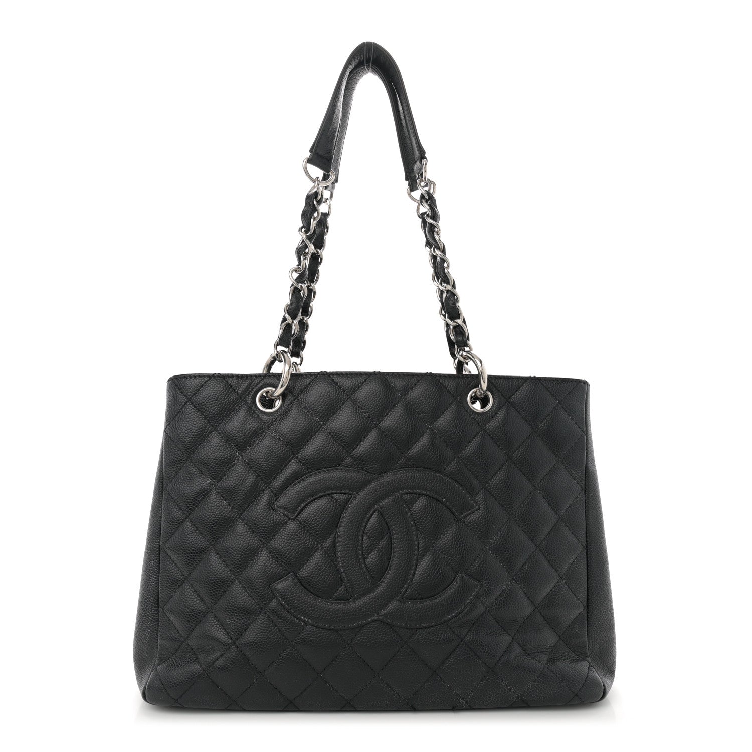 Chanel Caviar Quilted Grand Shopping Tote GST Black 1 of 14
