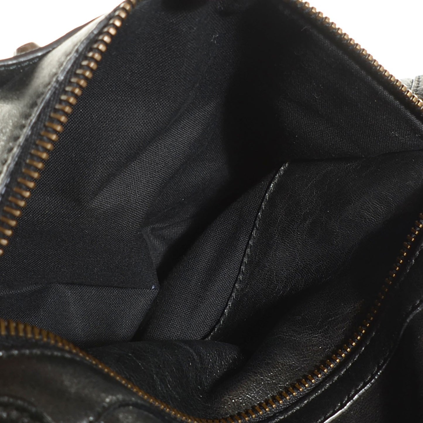 Chevre Classic Hardware Twiggy Black