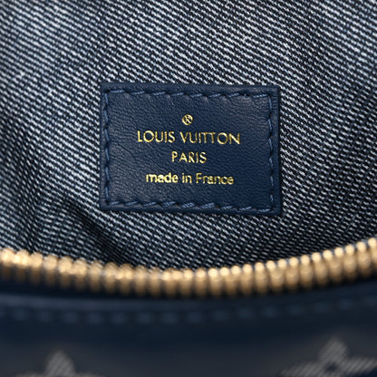 Louis Vuitton Lambskin Embossed Monogram Coussin PM Denim Blue 6 of 10