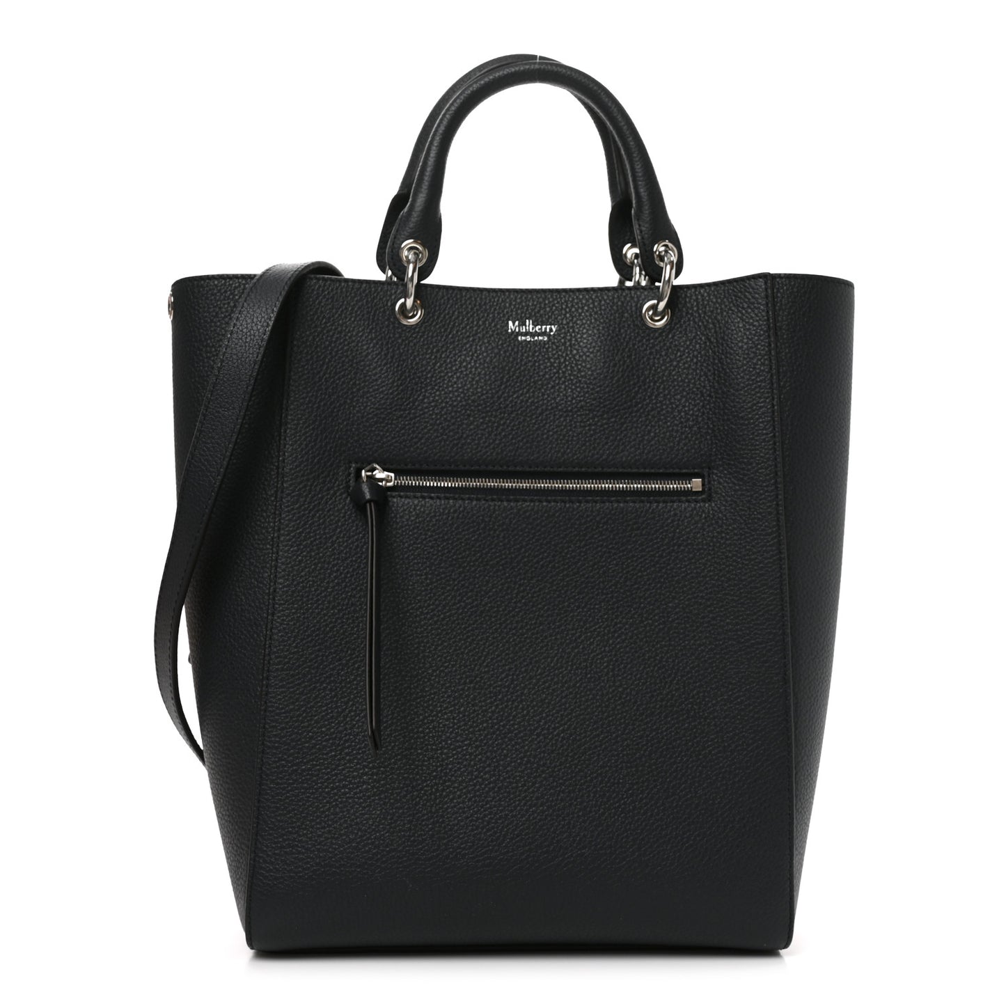Classic Grain Small Maple Tote Black