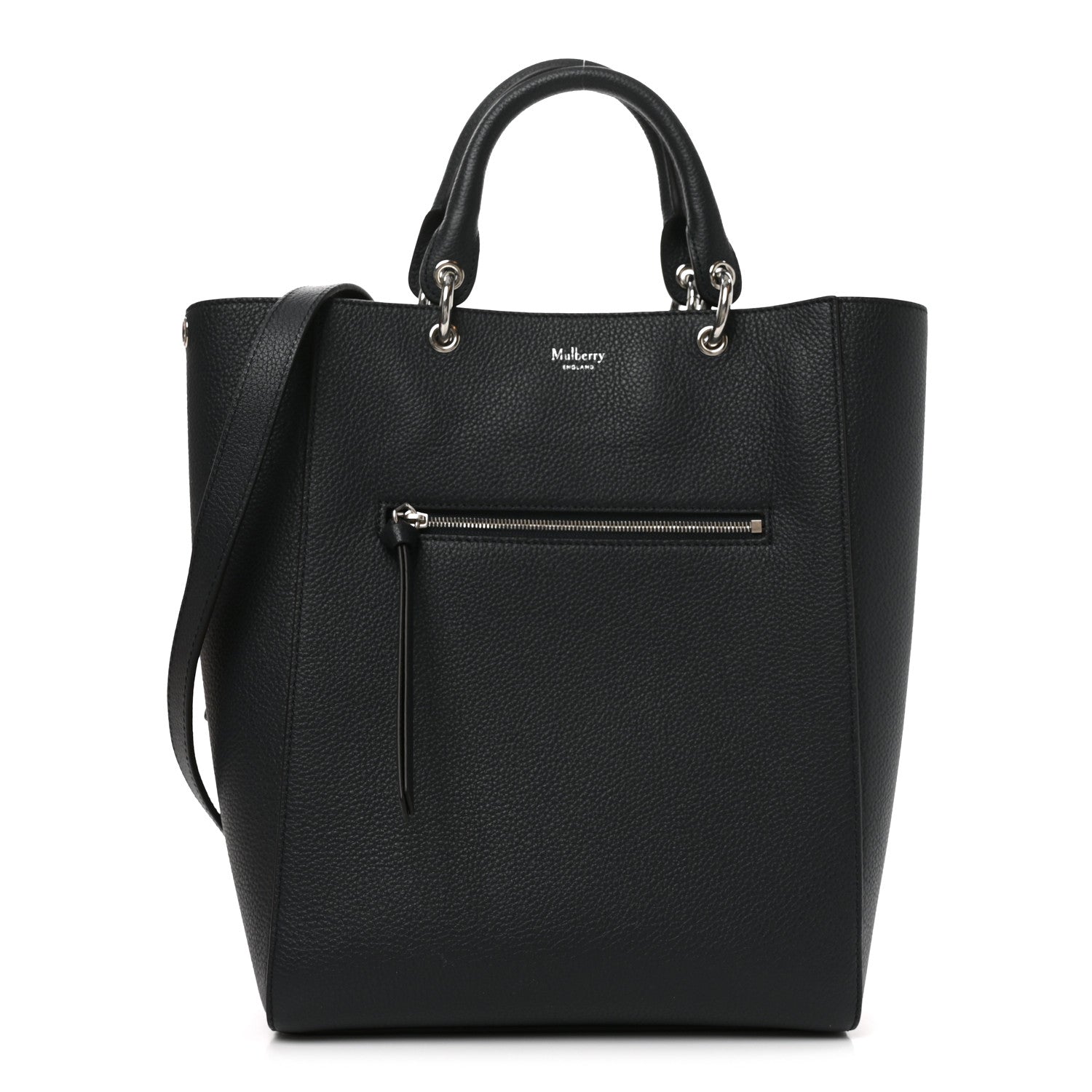 Mulberry Classic Grain Small Maple Tote Black 1 of 9