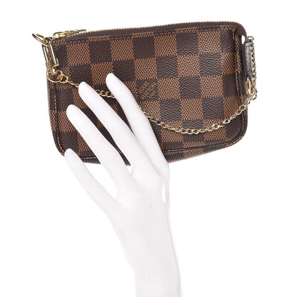 Louis Vuitton Damier Ebene Mini Pochette Accessories 2 of 8