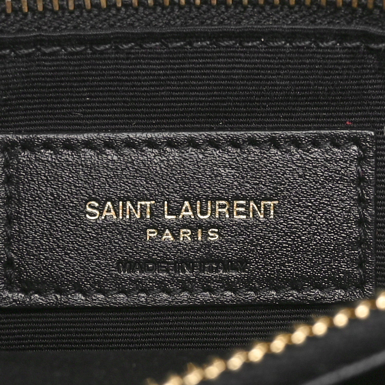 Saint Laurent Calfskin Y Quilted Monogram Medium Loulou Chain Satchel Black 6 of 10