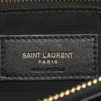 Saint Laurent Calfskin Y Quilted Monogram Medium Loulou Chain Satchel Black 6 of 10