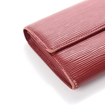Louis Vuitton Epi Sarah Wallet Rubis 8 of 14