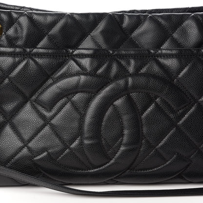 Chanel Caviar Quilted Timeless CC Soft Tote Black 10 of 10