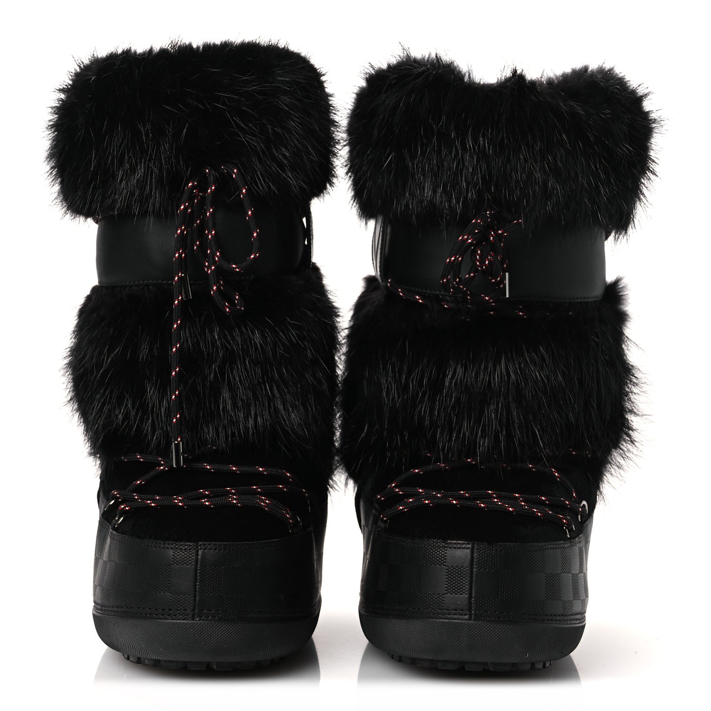 Damier Infini Fur Mens Snowstorm Boot 9 Black
