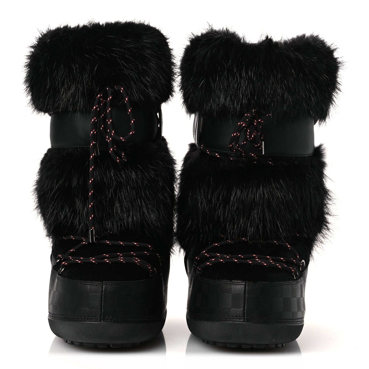 Louis Vuitton Damier Infini Fur Mens Snowstorm Boot 9 Black 3 of 9