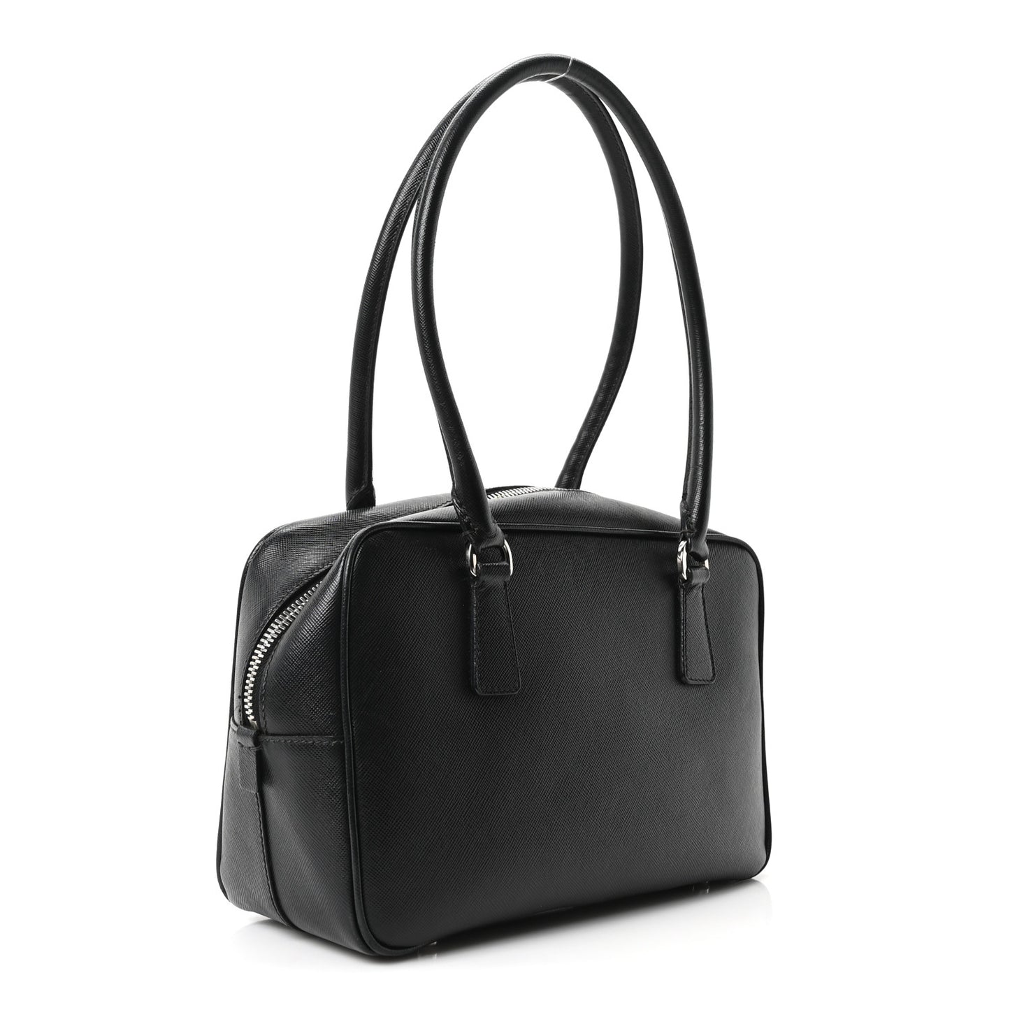 Saffiano Vitello Bauletto Black