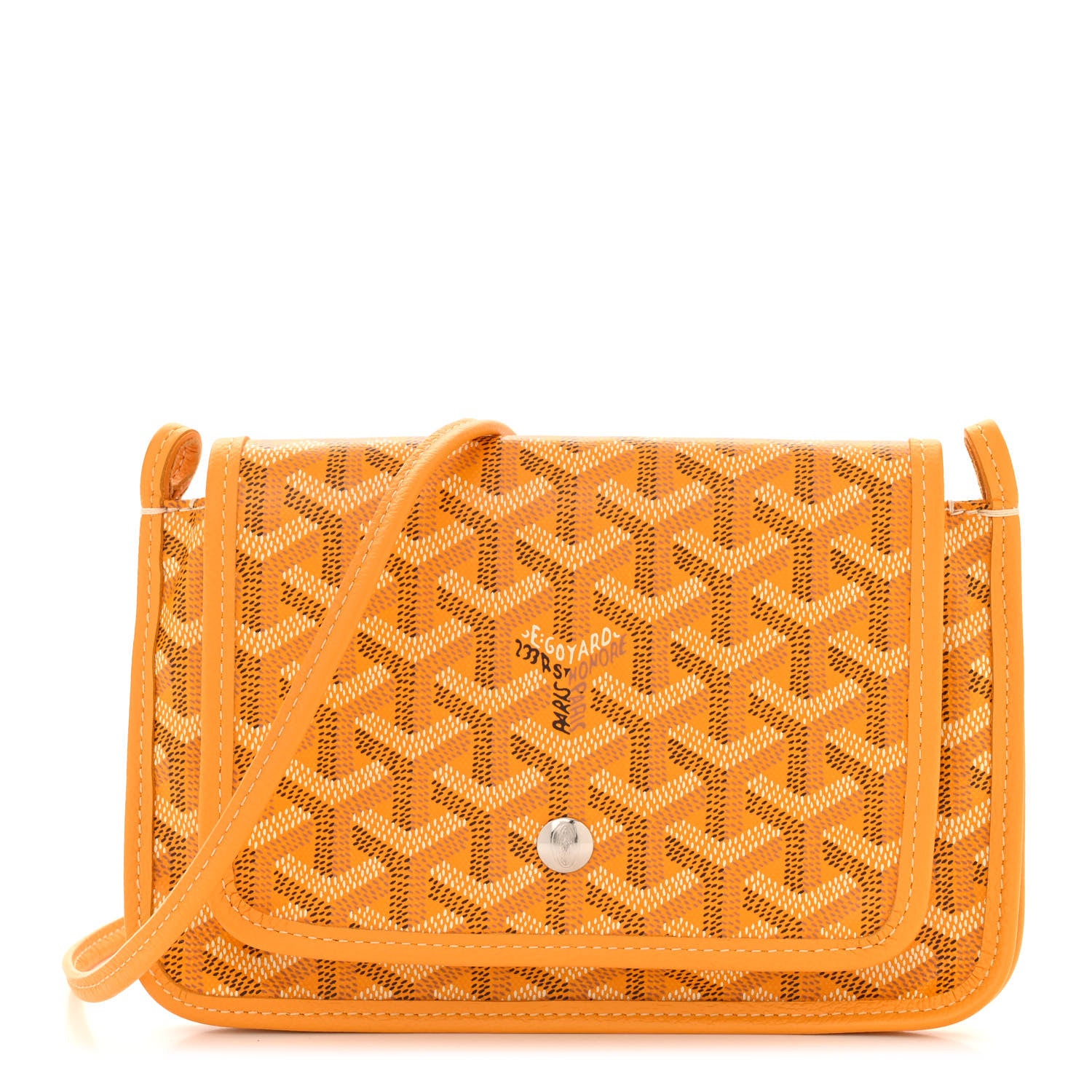 Goyard Goyardine Plumet Wallet Clutch Yellow 1 of 10