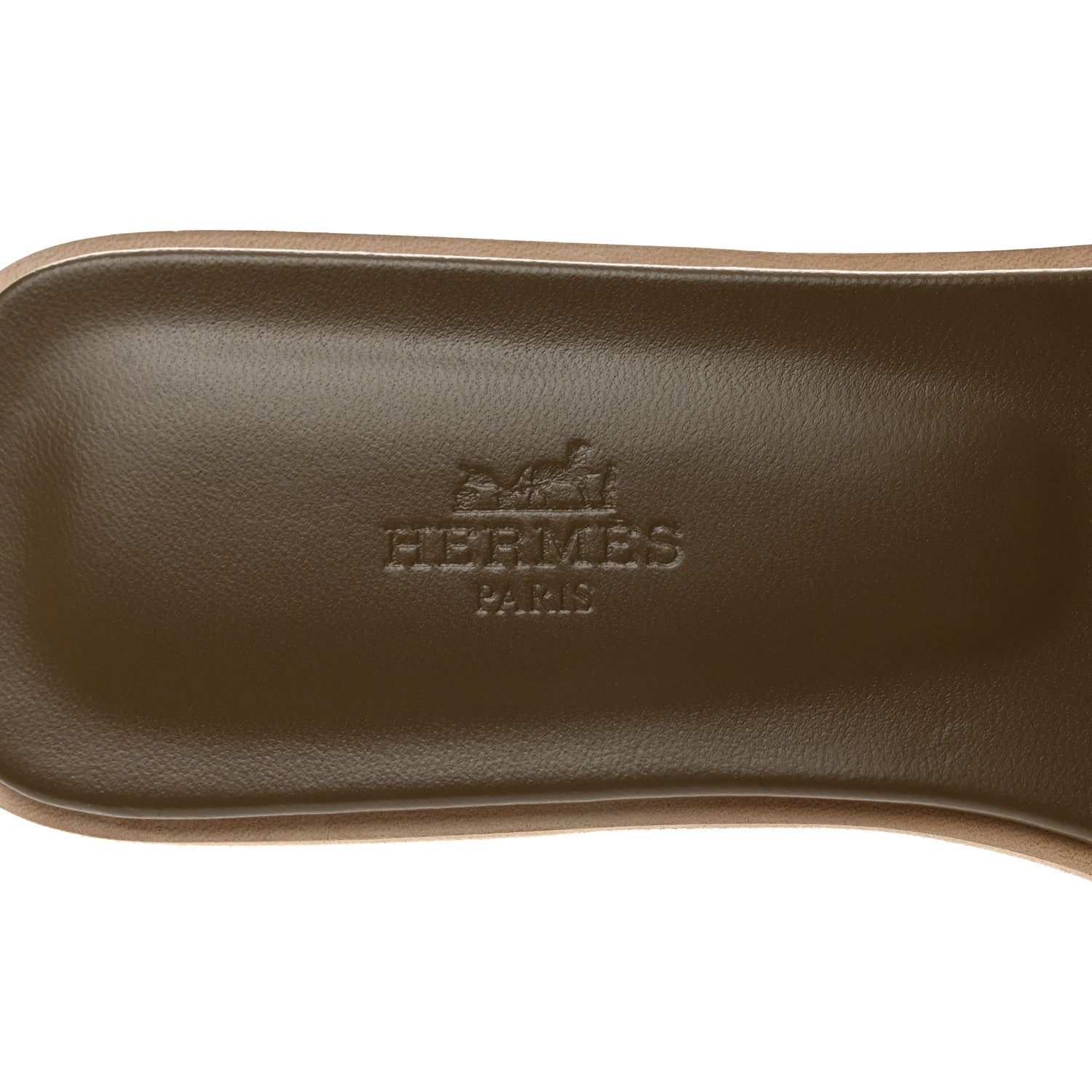 Hermes Epsom Oran Sandals 39 Etoupe 7 of 9