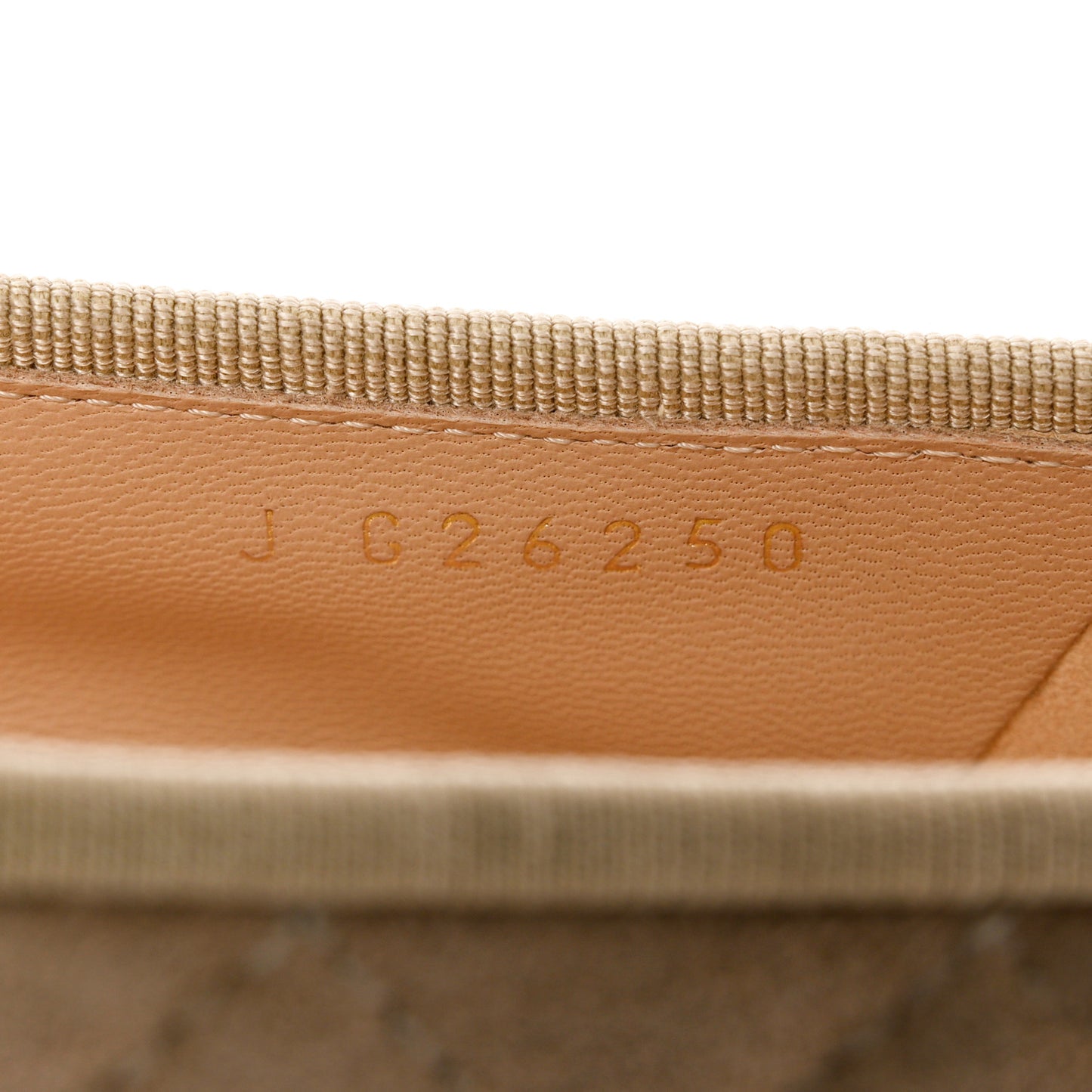 Suede Calfskin Quilted Cap Toe CC Ballerina Flats 37.5 Dark Beige
