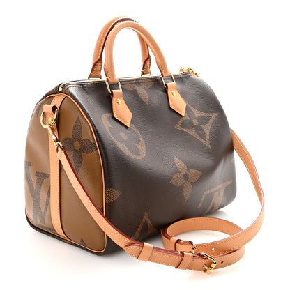 Louis Vuitton Reverse Monogram Giant Speedy Bandouliere 30 3 of 10